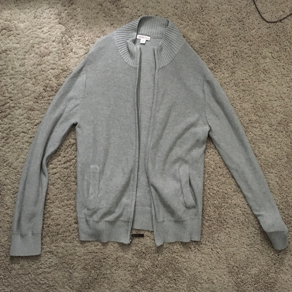 Men’s S Merona Full Zip Sweater
